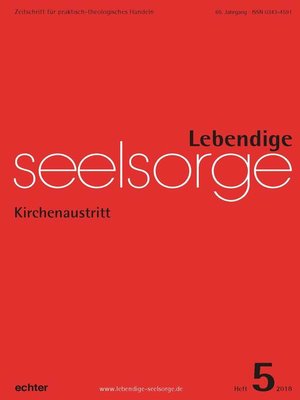 cover image of Lebendige Seelsorge 5/2018